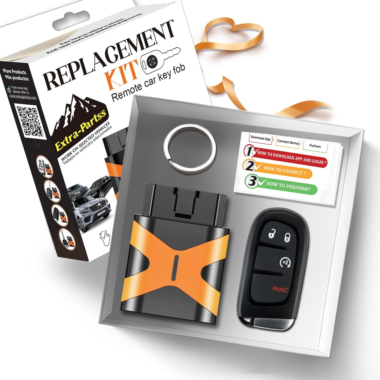 Smart Car Key Fob for Dodge fits 2013 2014 2015 2016 2017 Ram 1500 2500 3500 GQ4-54T 46 Chip