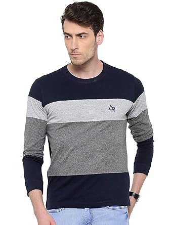 ADRO Men's 100% Cotton Regular Fit T-Shirt