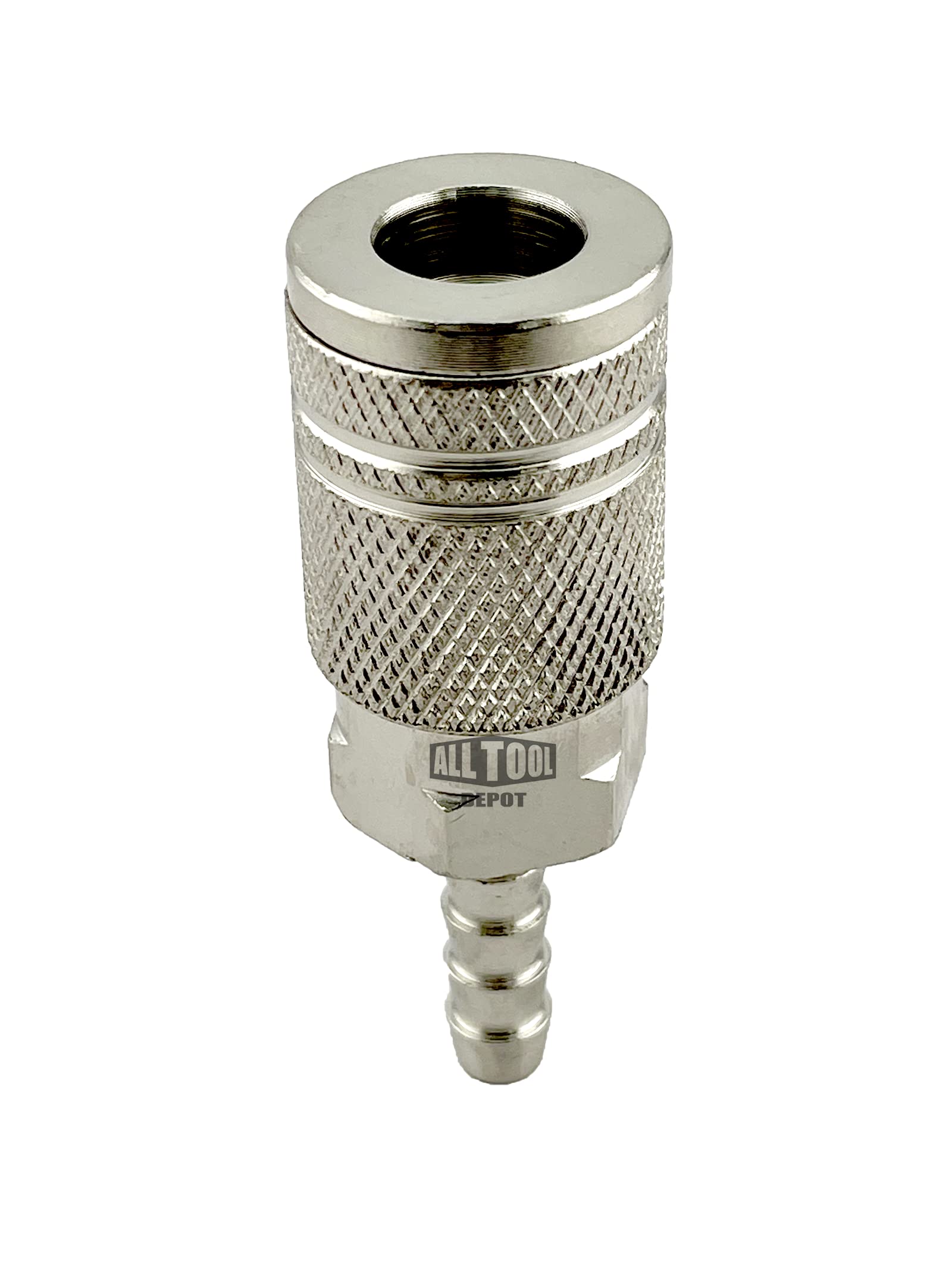 All Tool Depot INDUSTRIAL TYPE Quick Coupler 1/4" NPT Hose ID Barb Socket (5 Pack)