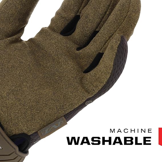 Mechanix Wear: The Original Work Glove with Secure Fit, Synthetic Leather Performance Gloves for Multi-Purpose Use, Durable, Touchscreen Capable Safety Gloves for Men (Brown, Medium)