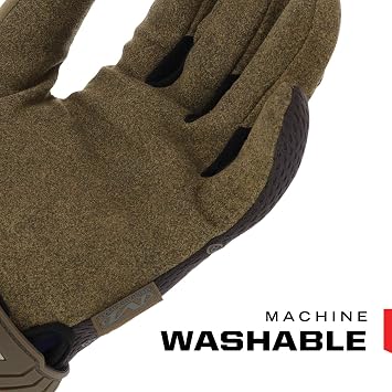 Mechanix Wear: The Original Work Glove with Secure Fit, Synthetic Leather Performance Gloves for Multi-Purpose Use, Durable, Touchscreen Capable Safety Gloves for Men (Brown, Medium)
