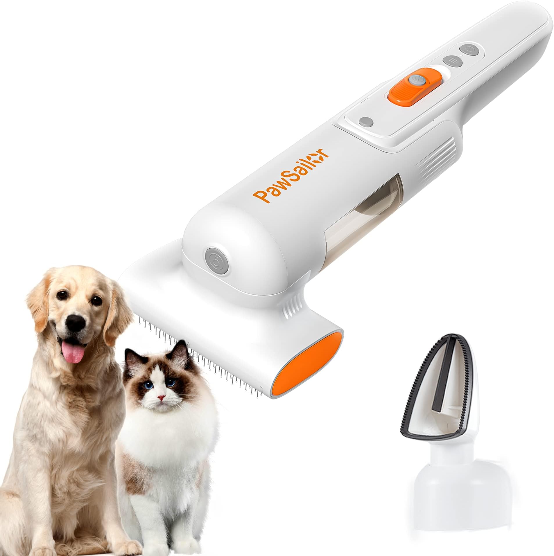 Cordless Pet Vacuuming and Grooming Kit, Furme Pet Grooming Vacuum, Professional Hair Cleaning Tool Set for Dogs Cats and Other Animals, Picks Up 99% Pet Hair, Home Cleaning