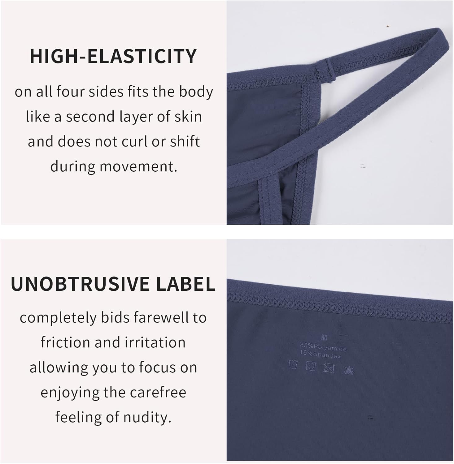 Mens Thongs Brief, Soft and Breathable Ice Silk Comfort G-String Underwear for Daily and Sports Wear - Image 6