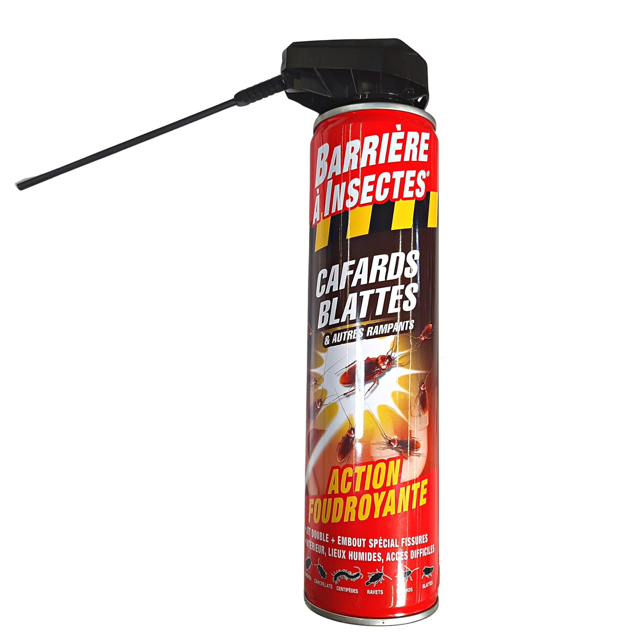 BARRIERE A INSECTES Anti-cafards, blattes & Autres rampants - Aérosol 400 ML