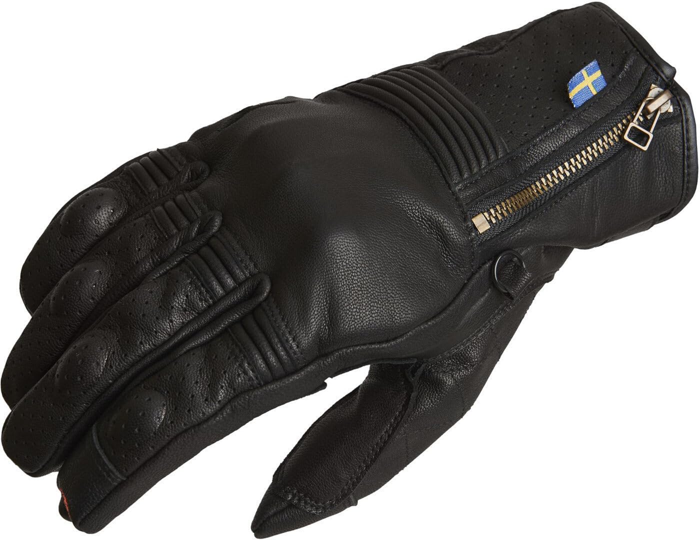 Hofors Gloves krótkie r?kawice motocyklowe, skórzane, czarne, 12