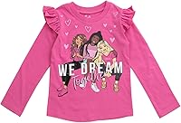 Vista 5 de Barbie Paquete de 3 camisetas para niñas de niños pequeños a grandes
