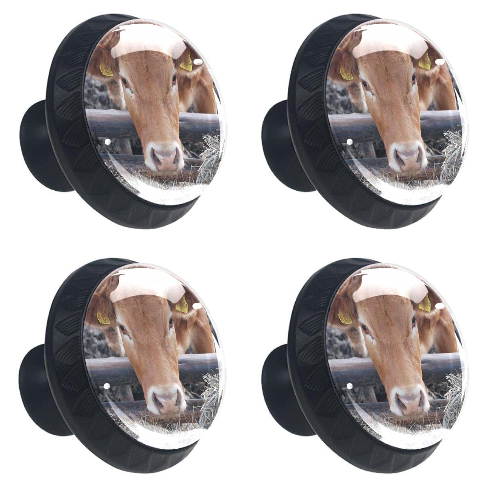 Boutons de tiroir vache pour une cuisine style cottage et ranch chaleureux