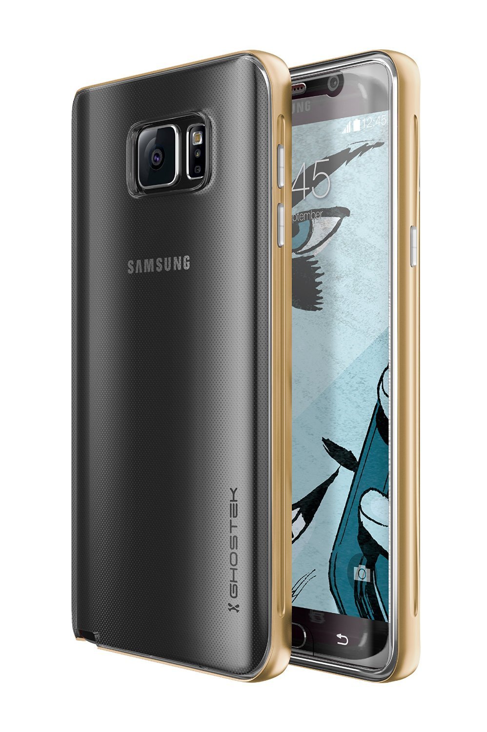Coque Note 5 Ghostek dorée idéale pour protéger votre mobile au bureau