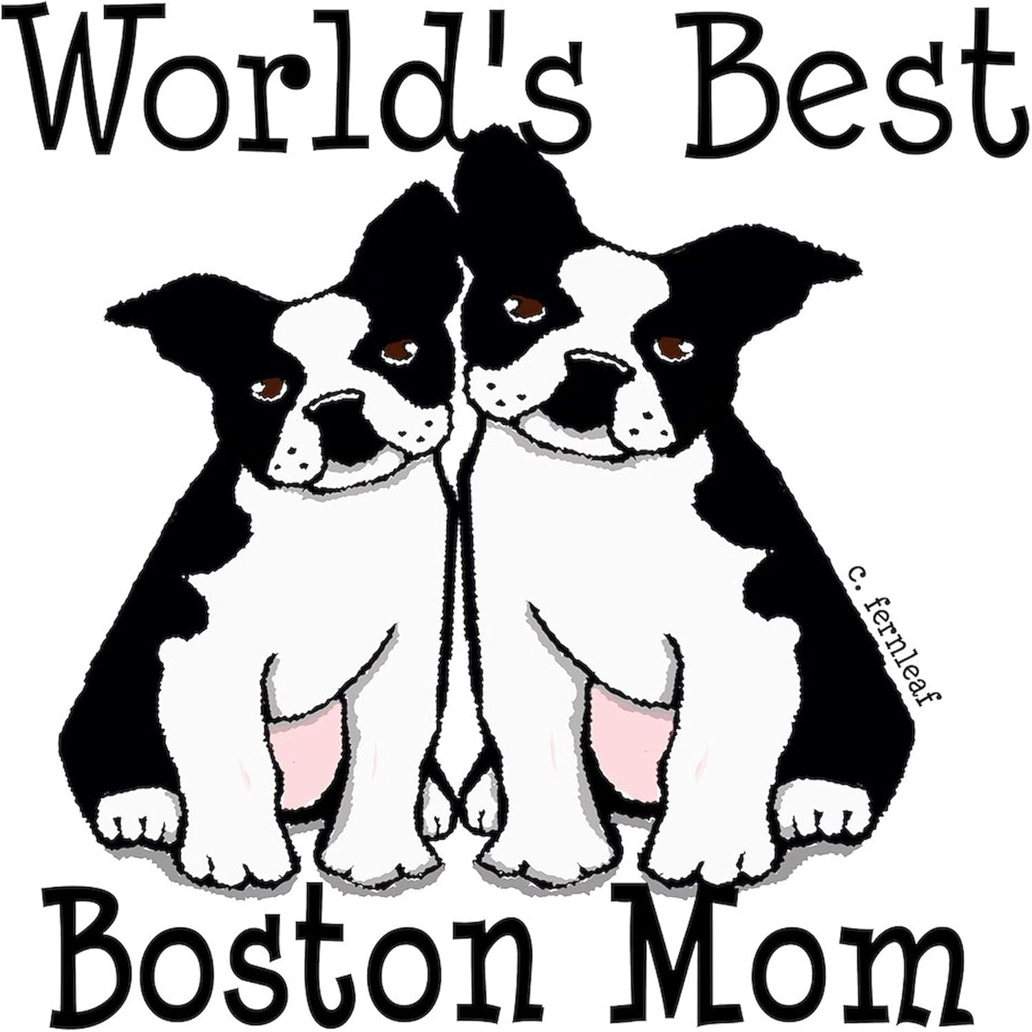 CafePress Dogworldbestbostonmom Pajamas Womens Novelty PJ Sleepwear