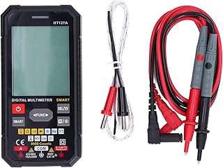 Digital Multimeter, Digital Multimeter Smart Mini Color LCD 3 Result Display Pocket Voltmeter Voltage Tester HT127A with, Multimeters & Analyzers