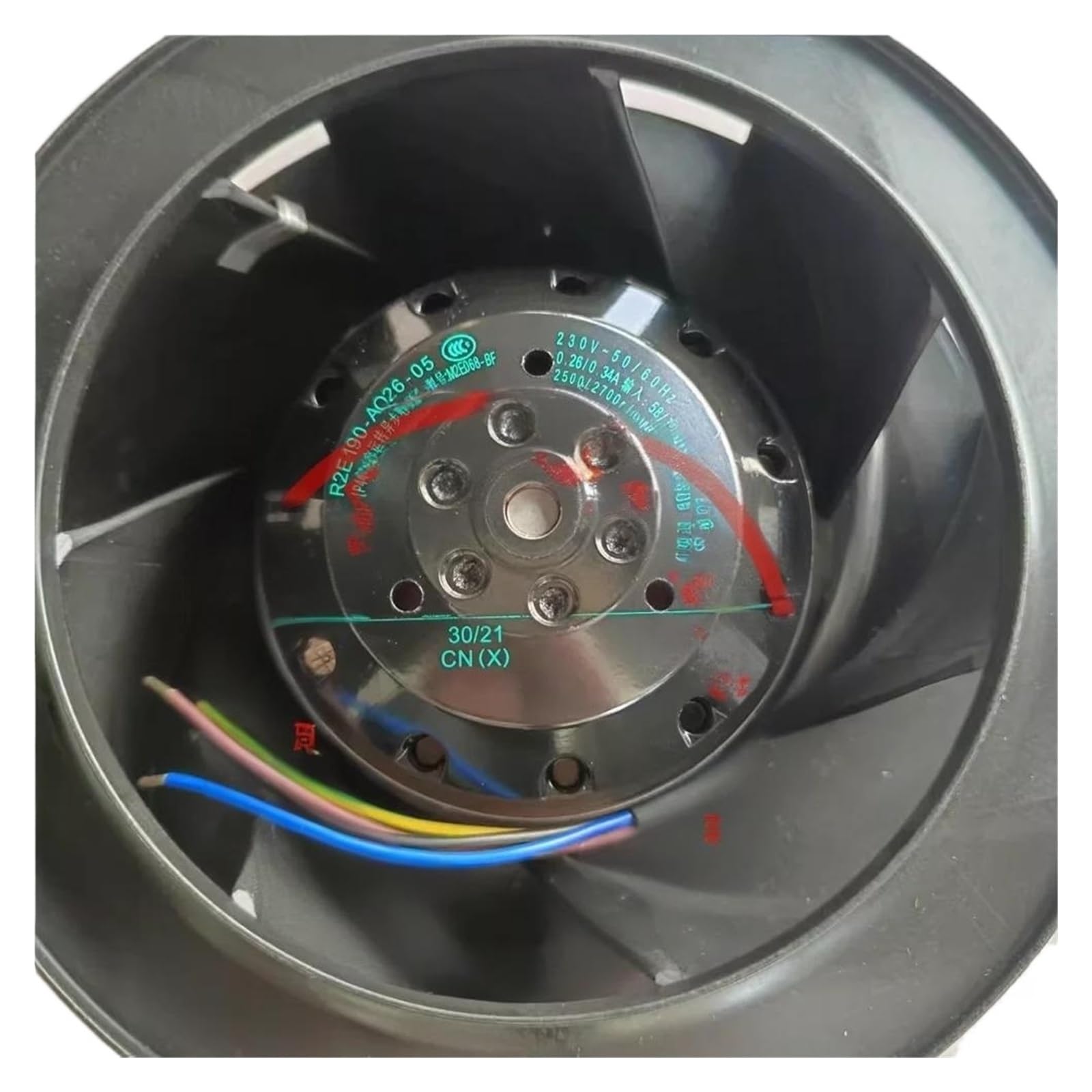 LZIKKGKI R2E190-A026-05 R2E190-AO26-05 R2E190-A026-D4 R2E190-A026-C5 R2E190-AO26-D3 190mm Cooling fan(R2E190-AO26-05)