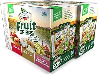 Brothers-ALL-Natural Fruit Crisps, Variety Pack, 4.44 Ounce Bag, 12 Count (Pack of 2)