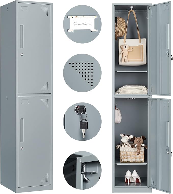 Metal Lockers for Employees 71" Storage Locker