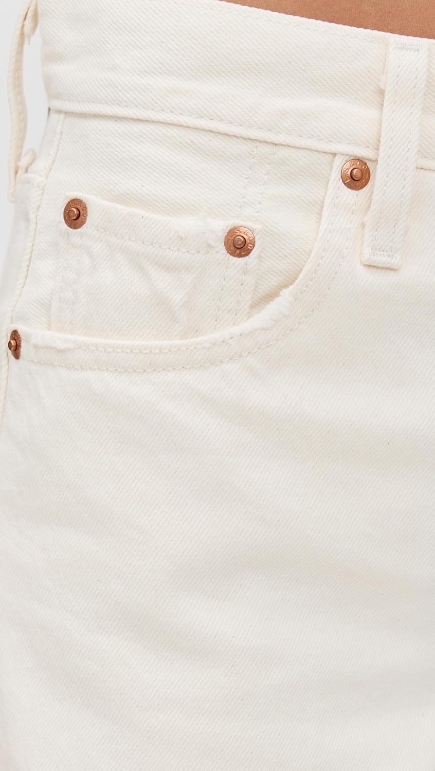 Levi's Womens 501 Mid Thigh Shorts Light-Weight