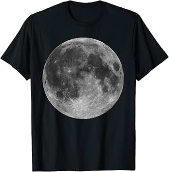 Amazon.com: Full Moon, Luna T-shirt : Clothing, Shoes & Jewelry
