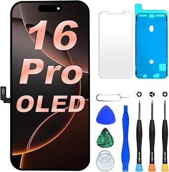 DIGI4U OLED for iPhone 16 Pro Screen Replacement A3083, A3293, A3292, A3294