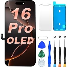 DIGI4U OLED for iPhone 16 Pro Screen Replacement A3083, A3293, A3292, A3294