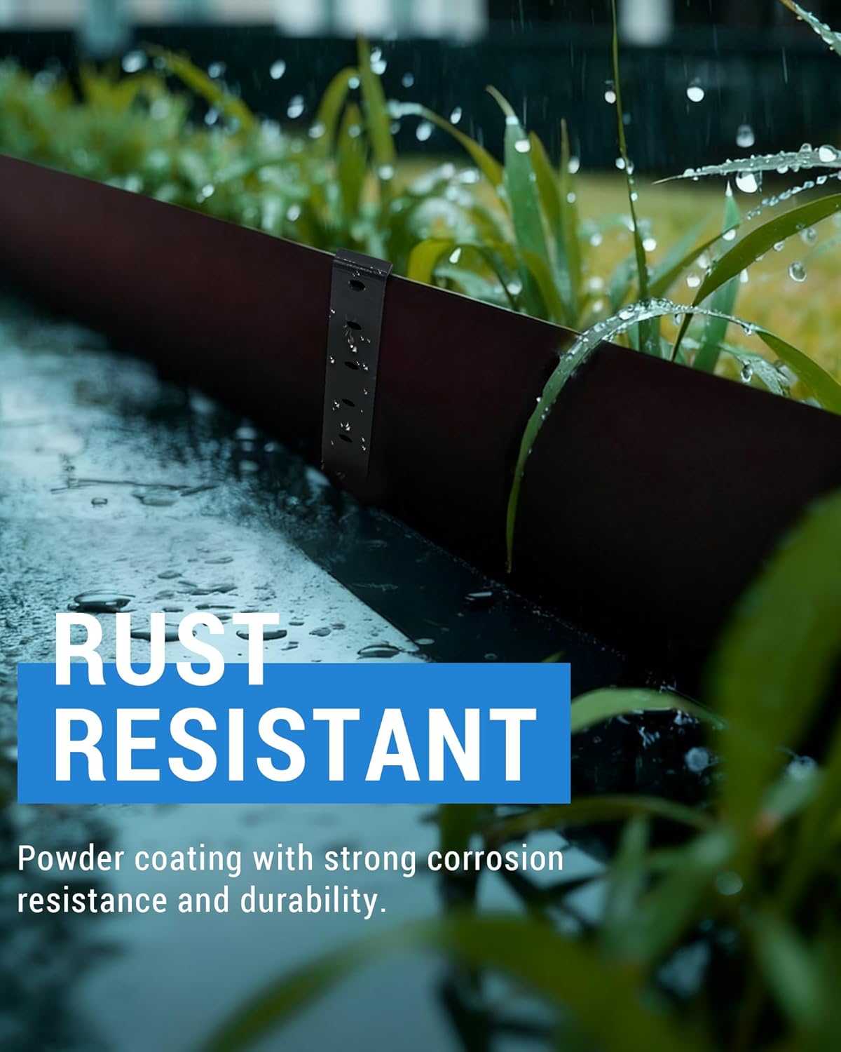 20Pcs Landscape Edging Garden Stakes,10 Inch Metal Garden Stakes,Fence Stakes,Metal Stakes for Edging,Terrace Board,Grass Barrier,Garden Edging Coil (Black2)