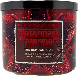 The Demogorgon Candle - Black Orchids + Spicy Cedarwood and Patchouli - Limited Edition Collection - Strong Scented 3 Wick Candle - Large, 14.5 Ounces - New for 2024