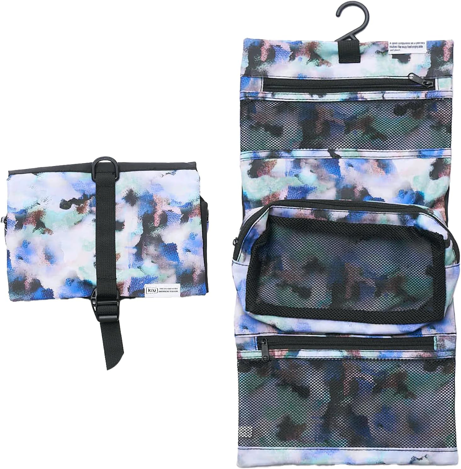 K462-511 Hanging Pouch, Waterproof and Water Repellent, Hanging Pouch, Travel, Business Trip, Hook, Removable, Cosmetics, Toiletry, Unisex, Men's, Women's, Unisex