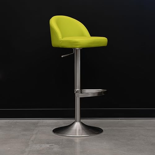 Miniatura 5 de Zuri Muebles negro Mimi ajustable altura giratoria taburete de bar sin brazos Negro -,Crema,Verde lima,https://www.amazon.com/dp/undefined