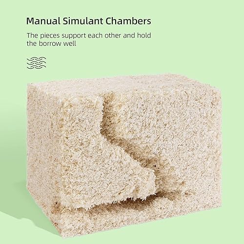 Miniatura 3 de Niteangel Aspen - Ropa de cama para hámster enano sirio, jerbo, ratones degu, ratones, conejo, conejo, cobaya, chinchilla, erizo u otras mascotas