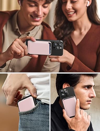 Miniatura 90 de Soporte magnético para tarjetas con MagSafe para iPhone 15 Pro Max/15 Pro/15 Plus/15 Plus, para iPhone 14 Pro Max/14 Plus/14 Pro/14, para iPhone 13