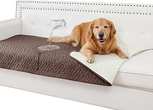 Miniatura 16 de Manta impermeable para perro, lavable antideslizante para sofá, mantas resistentes al pelo de mascotas, para cama, silla, muebles, protector para