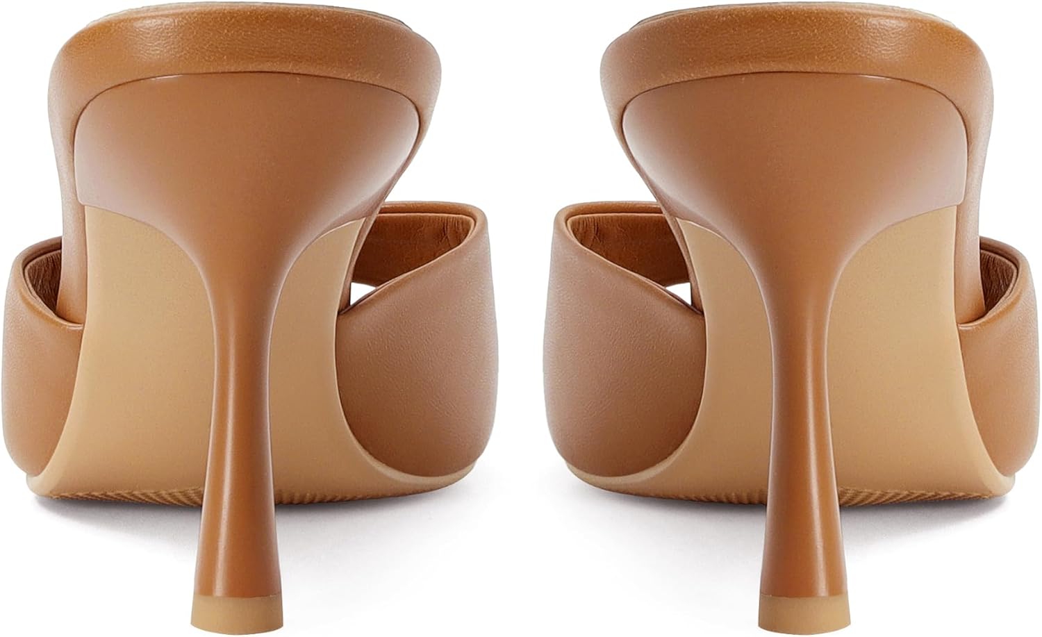 Heeled Sandals For Women Pointed Open Toe High Heels Stiletto Pumps Mule Slip on Sexy Trendy Slingback - Image 6