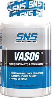 Serious Nutrition Solution Vas06, White, 30 Count