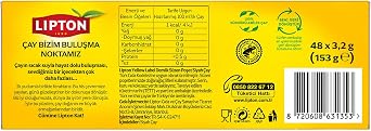 Lipton Yellow Label Demlik Poşet Çay 48'li Paket
