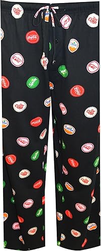 MJC International Group Mens Coca Cola Products Bottle Caps Lounge Pants (X-Larg