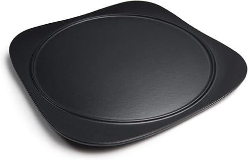 LoafNest Panache - Sartén de hierro fundido esmaltado de alta calidad (negro mate). La sartén de rendimiento fácil para Dosa, Tortilla, Crepe,