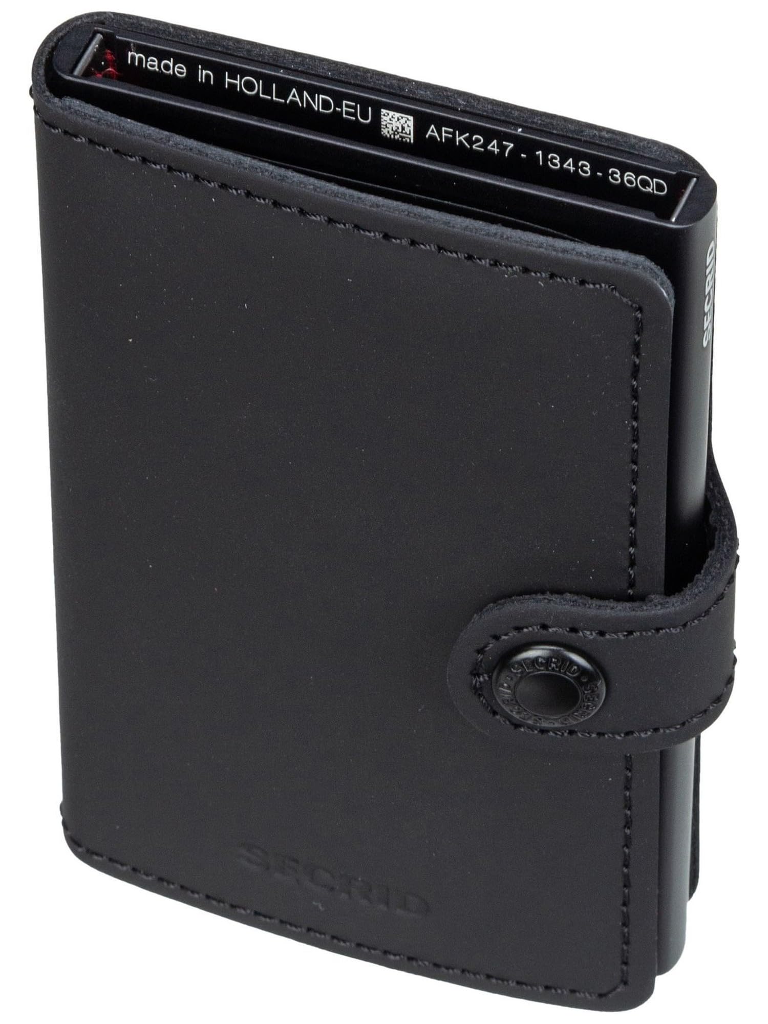 Secrid Miniwallet Matte Black. Cartera Tarjetero para Hombre