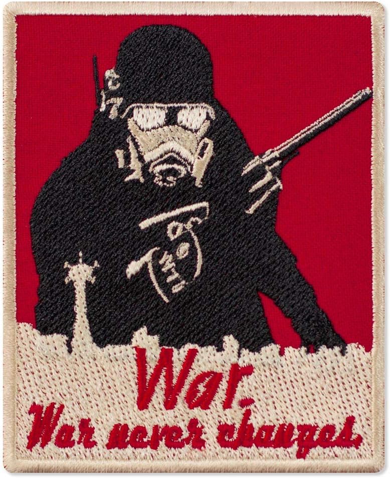 New Vegas Embroidered Patch, New California Republic Rangers, Iron On, 3.1 x 3.9 inches