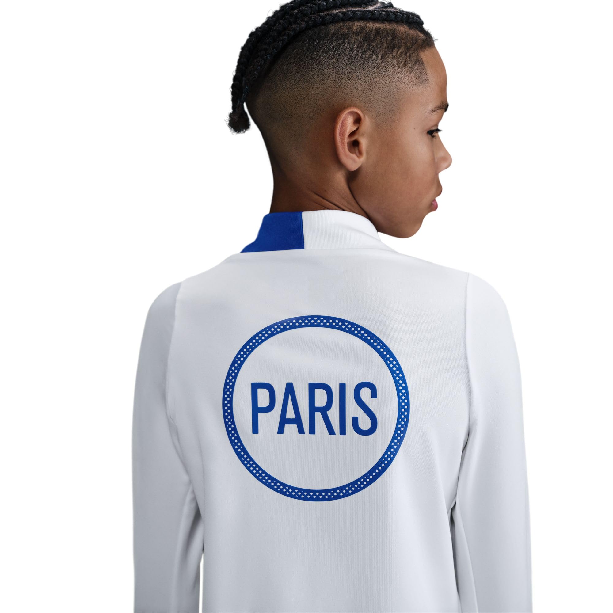 Paris Saint-Germain Strike Third Nike Dri-FIT Total 90 Fußball-Drill-Oberteil aus Strickmaterial für ältere Kinder, HM4159