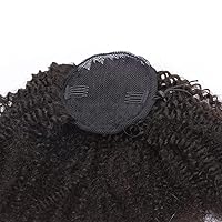 Vista 7 de Anrosa Cola de caballo rizada 4C Afro para cabello natural, cola de caballo rizada, pieza de cabello rizado Kinkys, cola de caballo rizada