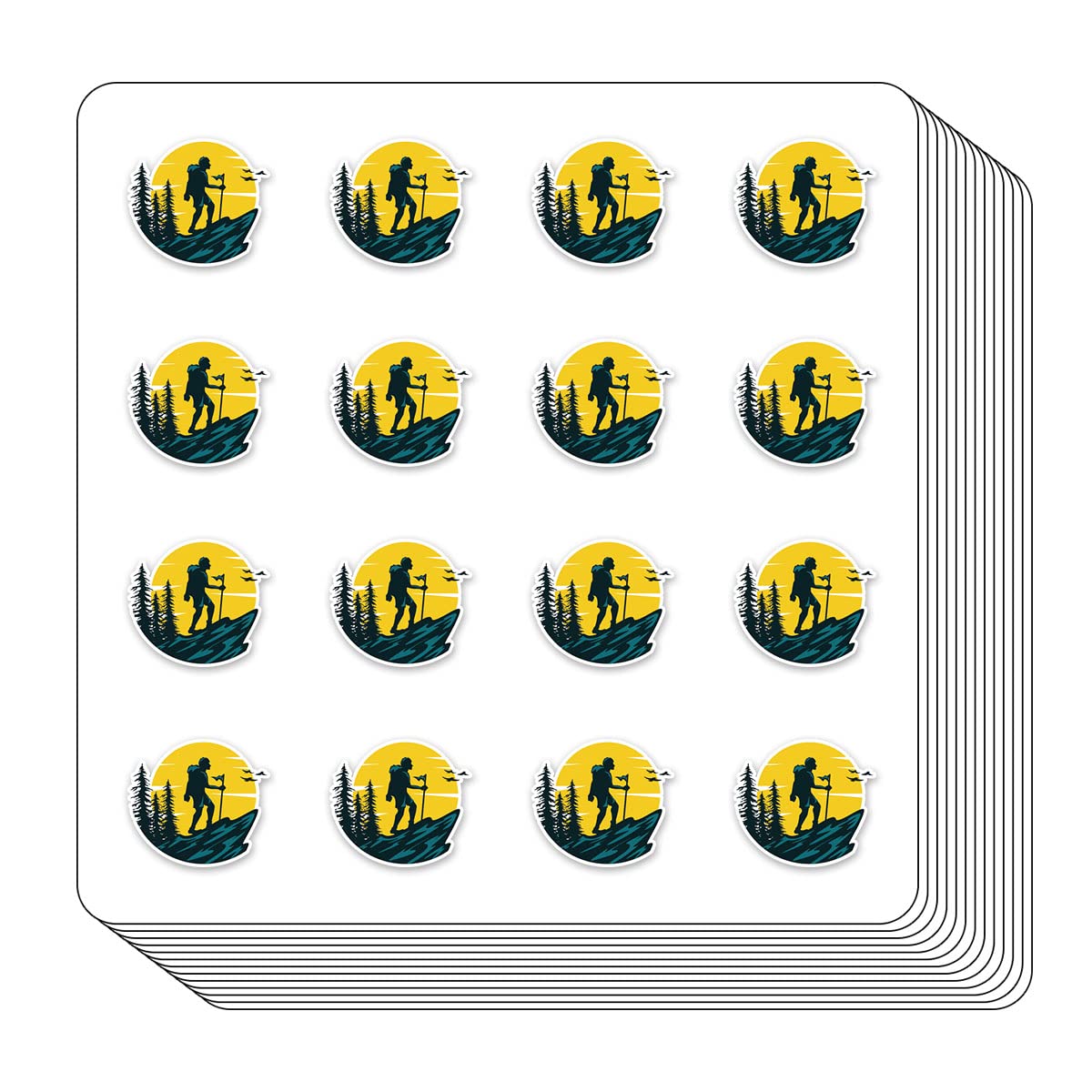 Autocollants de randonnée pour planificateur - Idée scrapbooking pour loisirs créatifs enfants