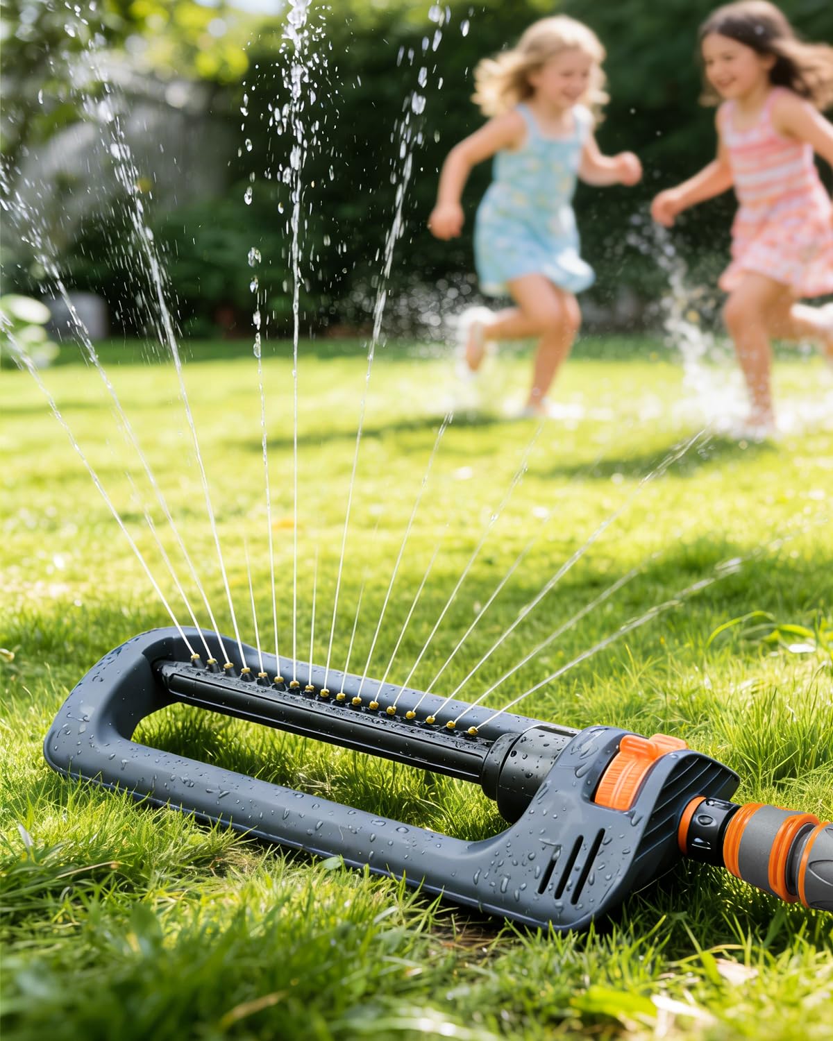 Cloudvalley Pulvérisateur, 19 sorties d'eau, équipé de raccord rapide pour tuyau, pulvérisateur de jardin, large zone de pulvérisation, arrosage uniforme