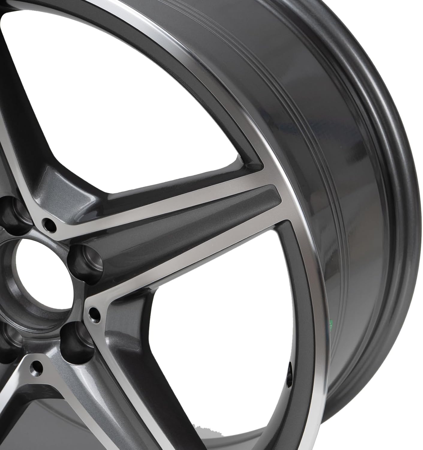 New 18x8.5" - 18 Inch Aluminum Alloy Wheel Rim Replacement Compatible with C300 E300 E350 E400 E550, OE Direct Replacement, (4 Pack)