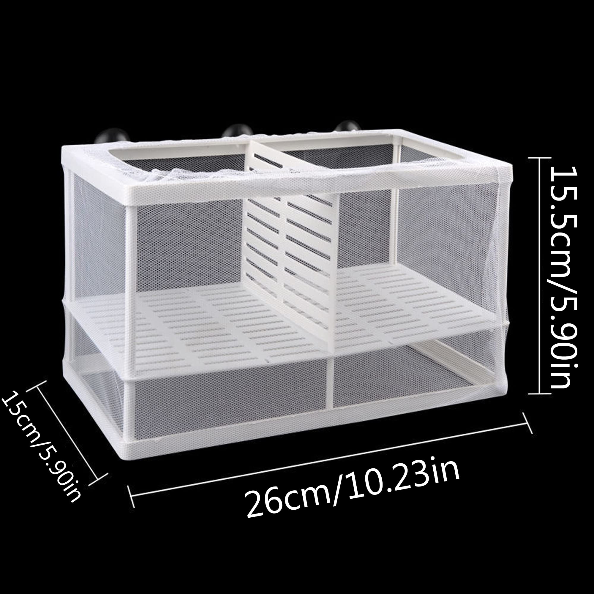 1pcs Fish Breeding Box Aquarium With Suction Cups Small Fry