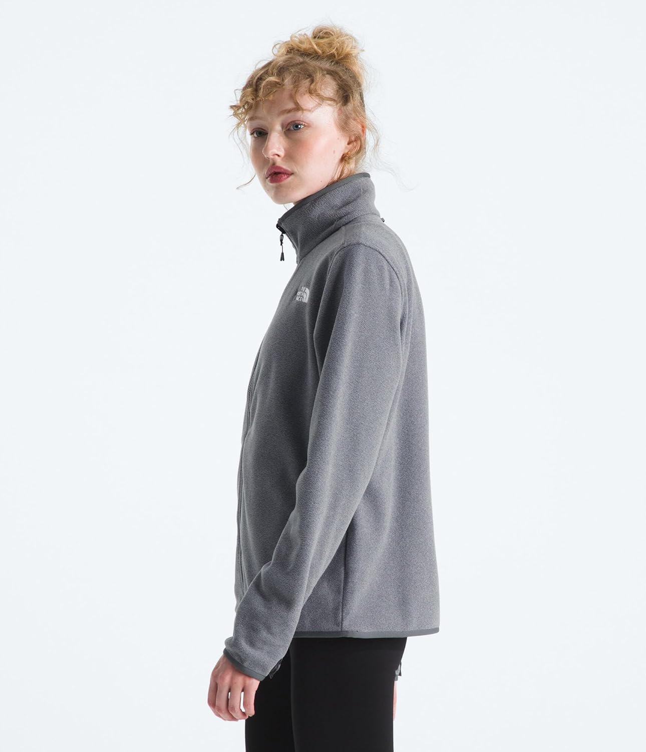 The North Face womens Glacier Fleece Jacket (Standard & Plus Size) - Soft Pullover With Zippered Hand Pockets - Image 2