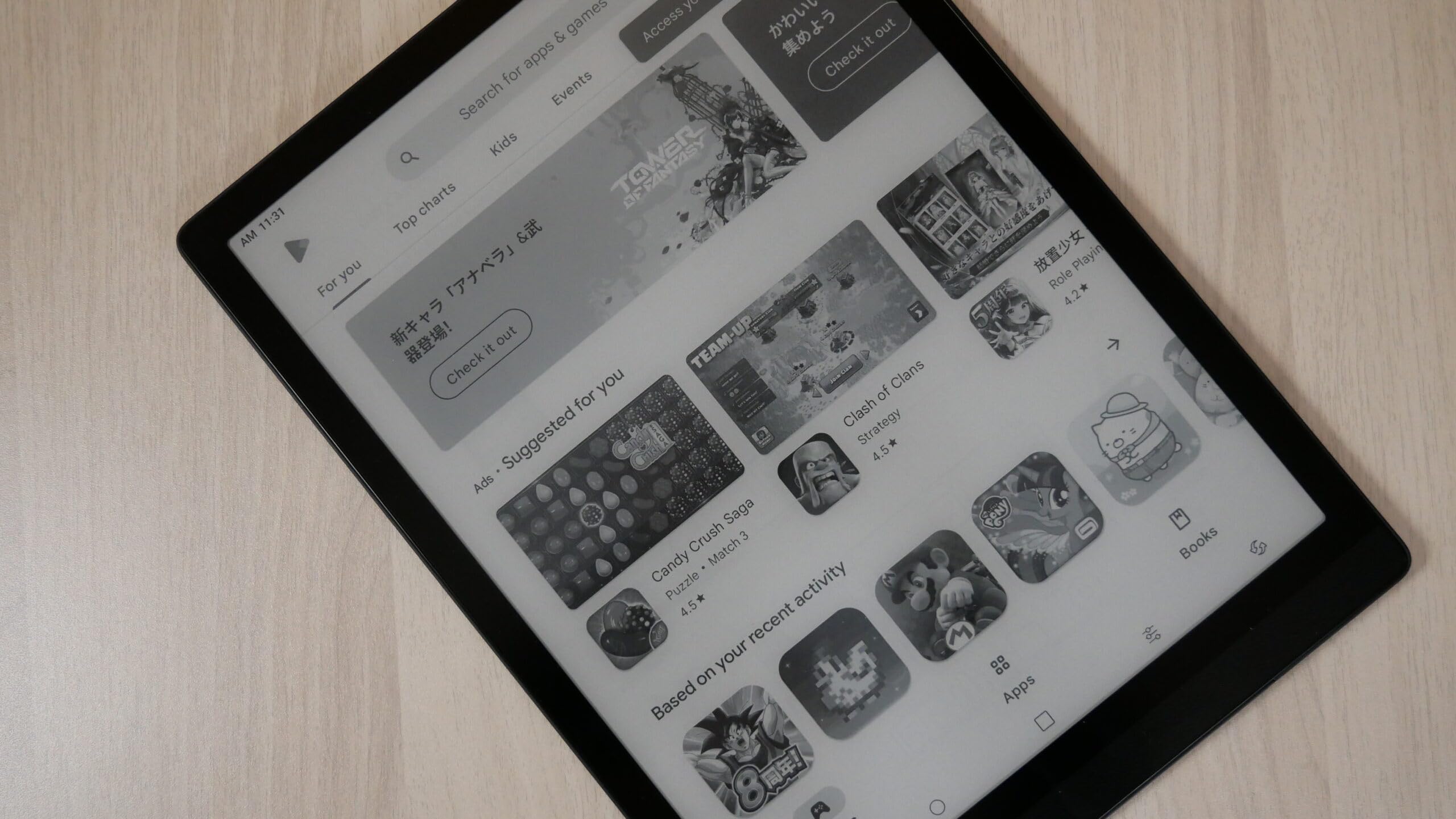 BOOX Tab10 e-ink Androidタブレット BOOX Tab X,E-ink Tablet,Tela Flexível Mobius HD de 13,3