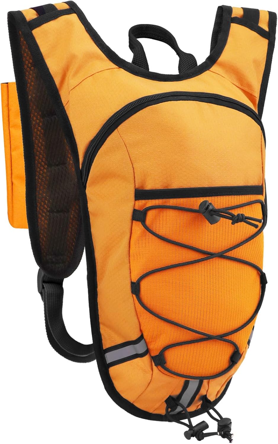 Lightweight Hydration Backpack 2L Water Bladder Pack for Running, Cycling, Hiking – Anti-Theft Water Backpack with Phone Holder, Trekking Pole Holder & Reflective Strips for Men & Women