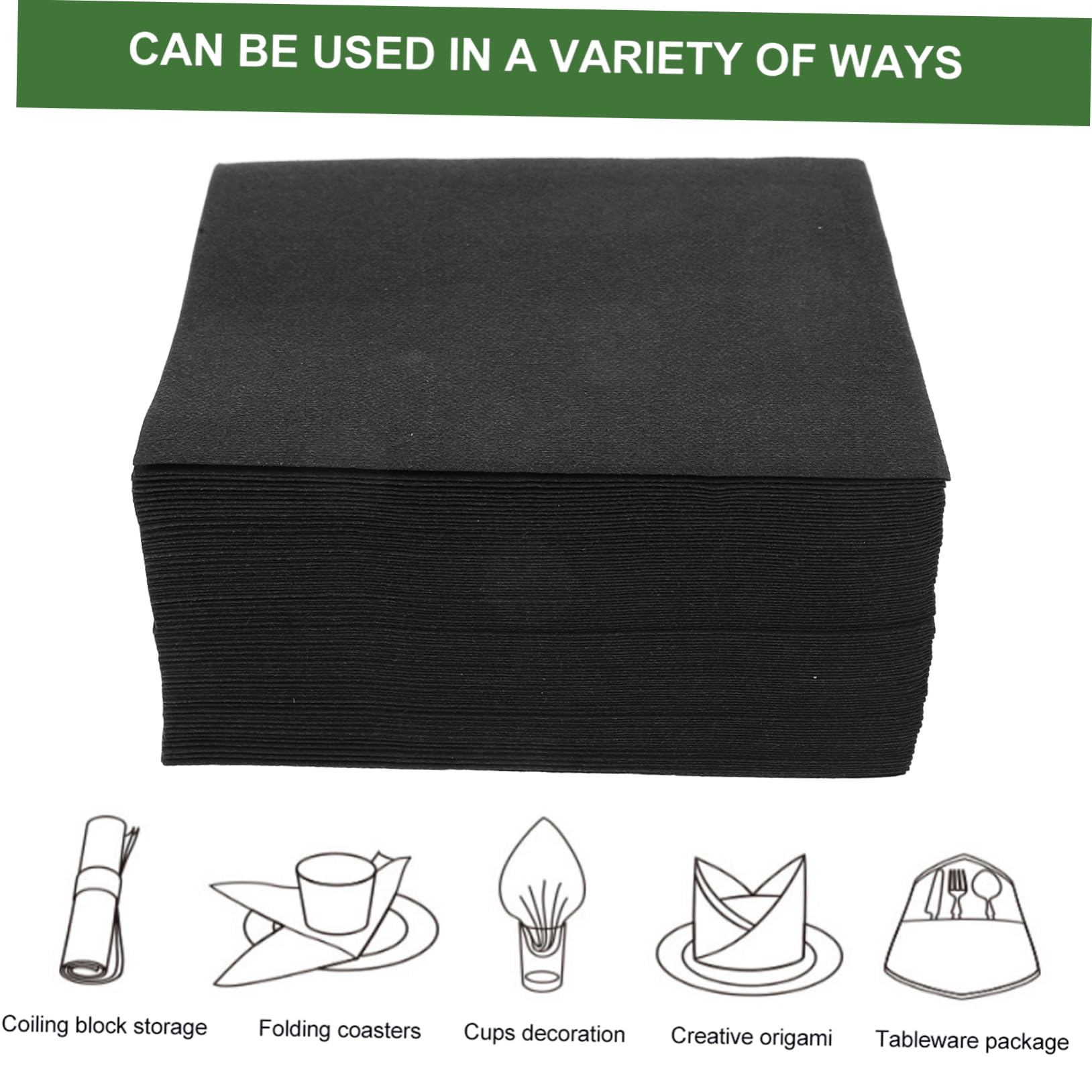 Baluue 150piezas Servilletas De Papel Desechables Elegantes Para Bodas y Fiestas Servilletas Sin Polvo Para Celebraciones y Decoración De Mesas
