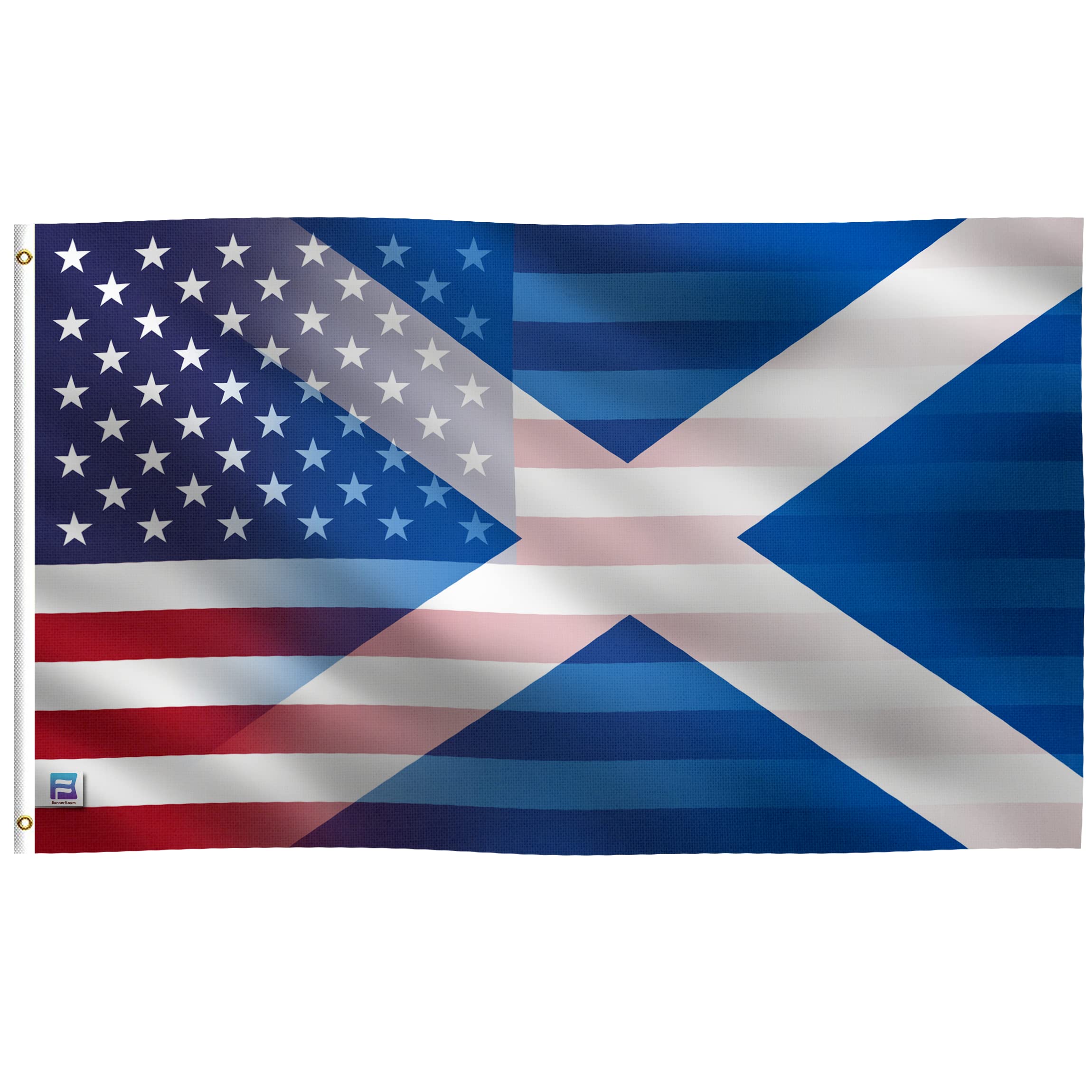 Scottish American Flag