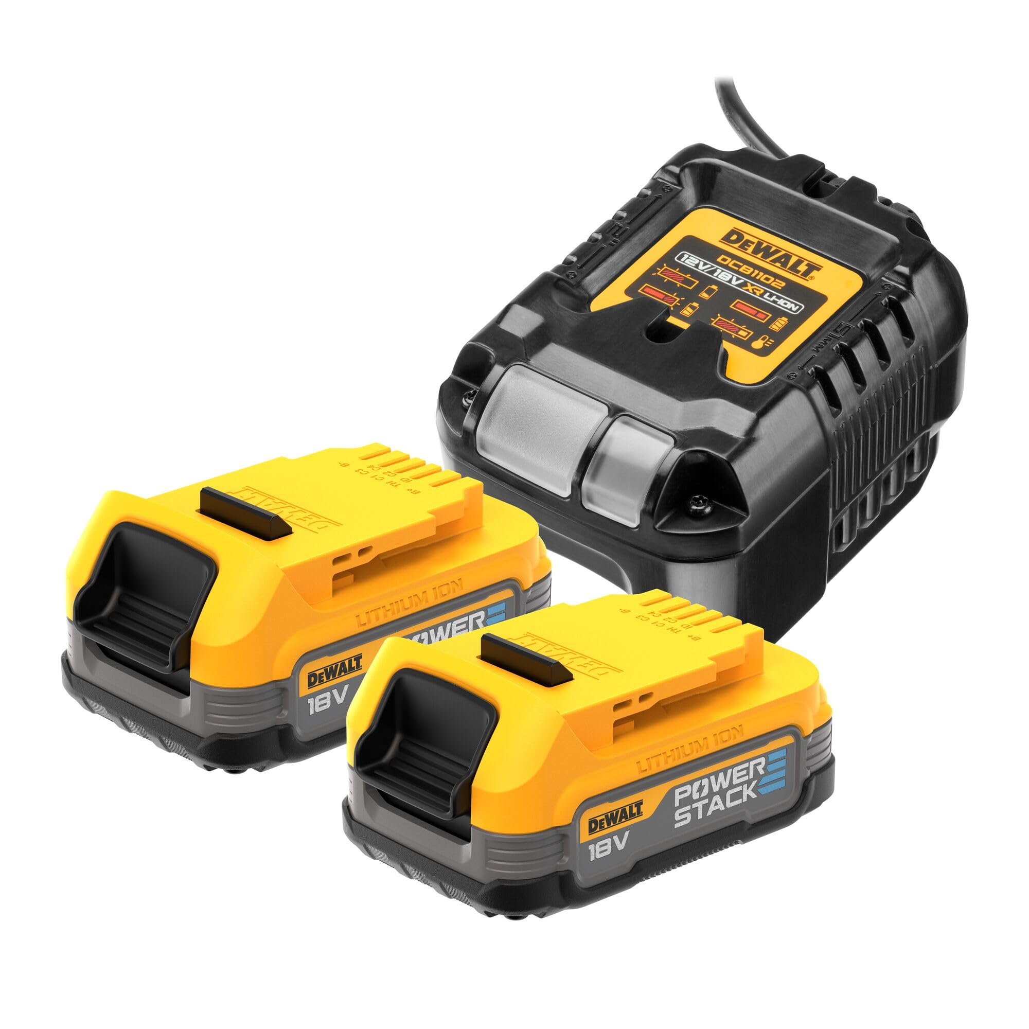 DEWALT DCB1102 Charger with indicator lights