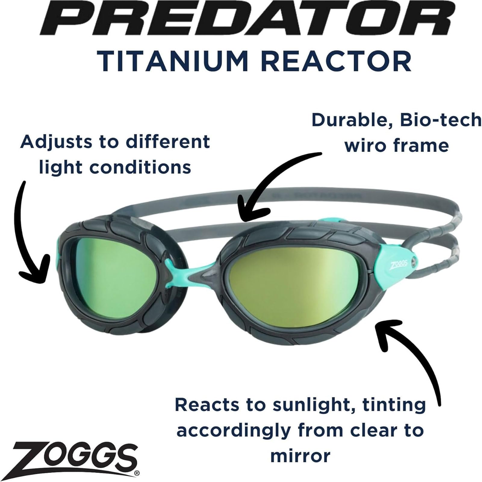 Zoggs Predator Titanium Reactor