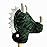 Ponyland: Music Stick Animal - Green Dinosaur - Music Button, Sturdy Two-Piece Stick W/Colorful Soft Plush Animal Head, Pretend Play, Kids Ages 3+