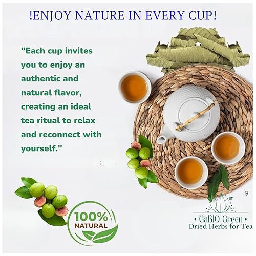 Miniatura 6 de Hoja de guayaba Premium 220 hojas (4.4 oz  124.7 g) Hojas de guayaba secas enteras 100% naturales.